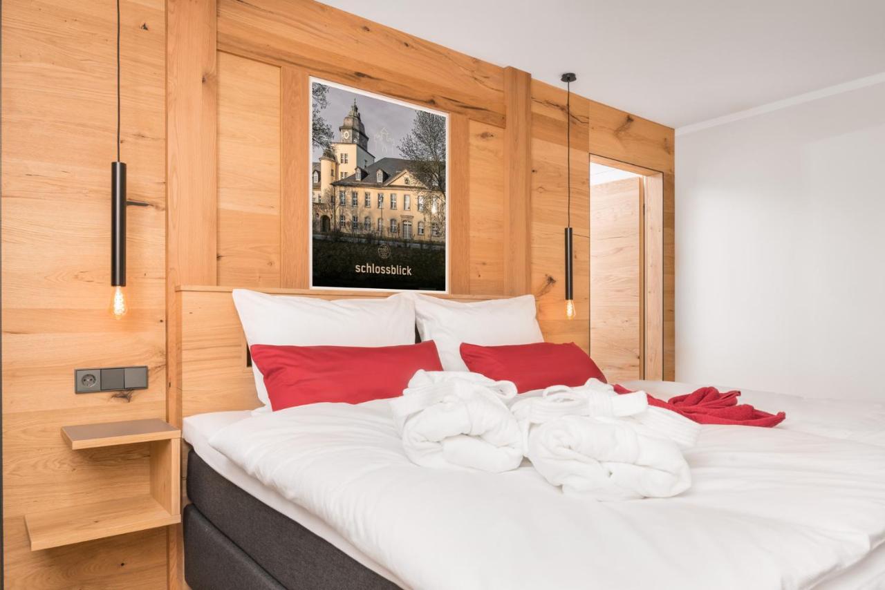 Chalet-Ferienwohnung Schlossblick, 51 Qm, Wellness/Fitness/Sauna - Bergroedelhof Feilitzsch Luaran gambar