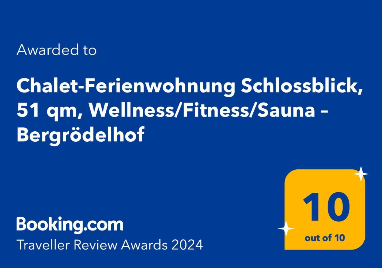 Chalet-Ferienwohnung Schlossblick, 51 Qm, Wellness/Fitness/Sauna - Bergroedelhof Feilitzsch Luaran gambar